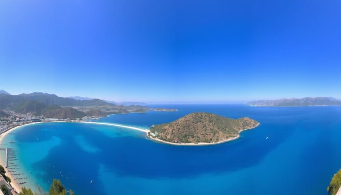 Fethiye plajları panoramik manzara