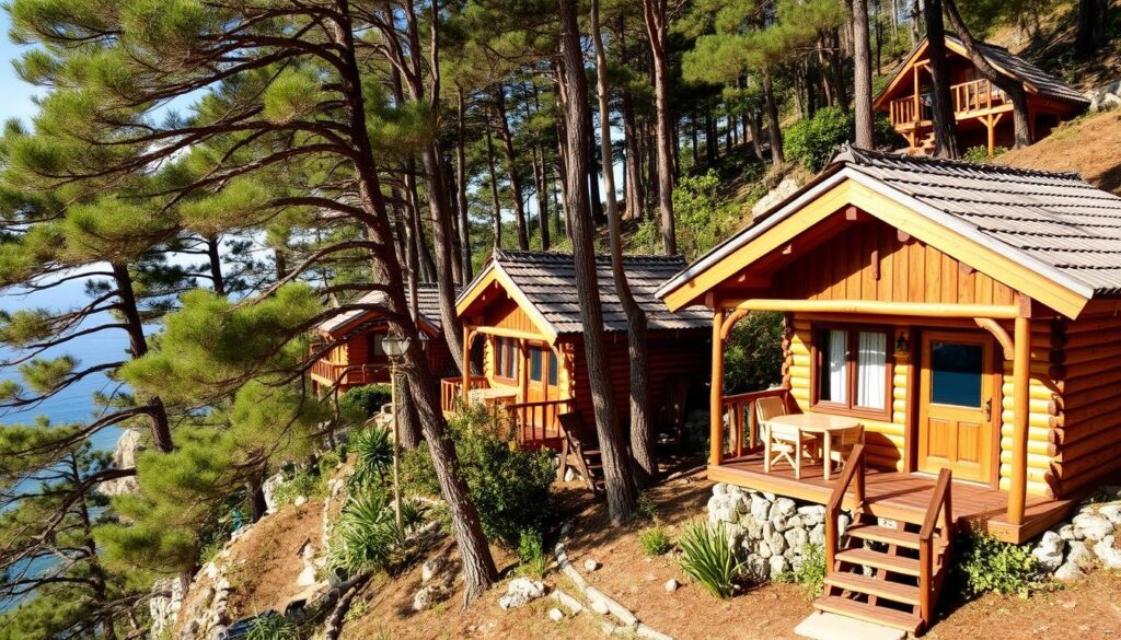 Kabak Koyu bungalov ve ağaç evleri