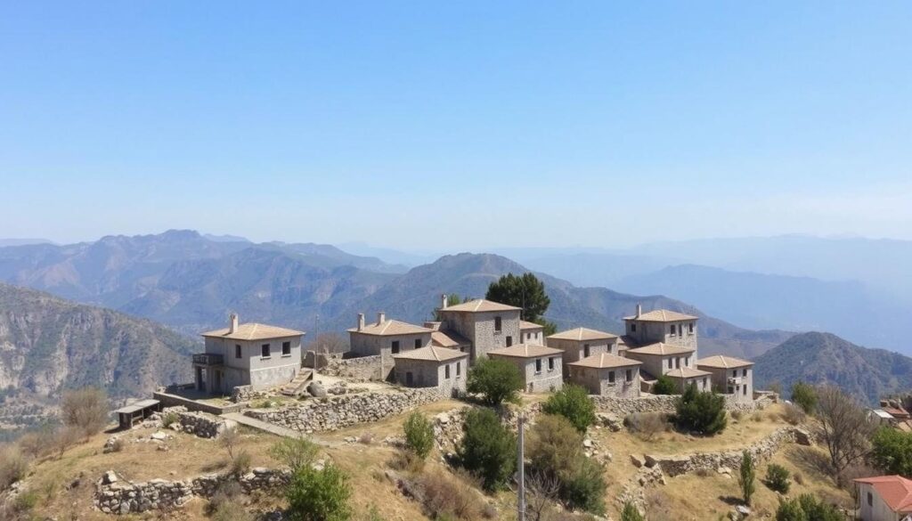Kayaköy Antik Kenti manzarası