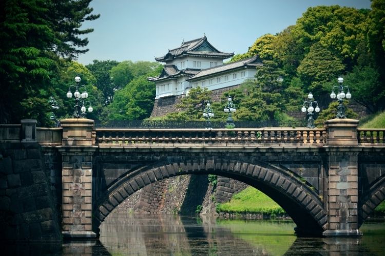 Tokyo İmparatorluk Sarayı'nın dış görünümü