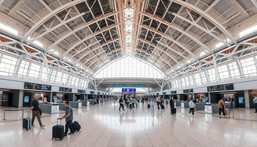 Bangkok Suvarnabhumi Havalimanı'nın modern terminali Bangkok Suvarnabhumi Havalimanı'nın modern terminali