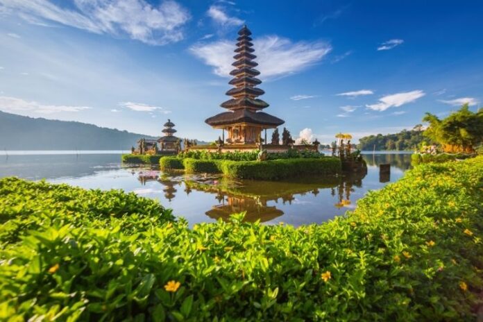 Bali tatili için sahil ve doğa manzarası